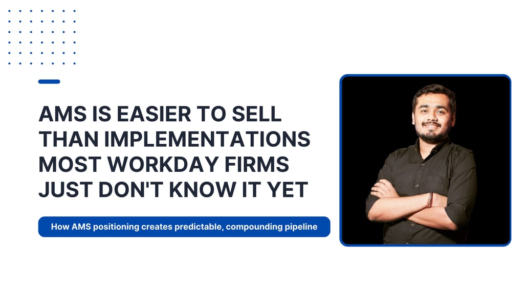 How AMS positioning creates predictable, compounding pipeline