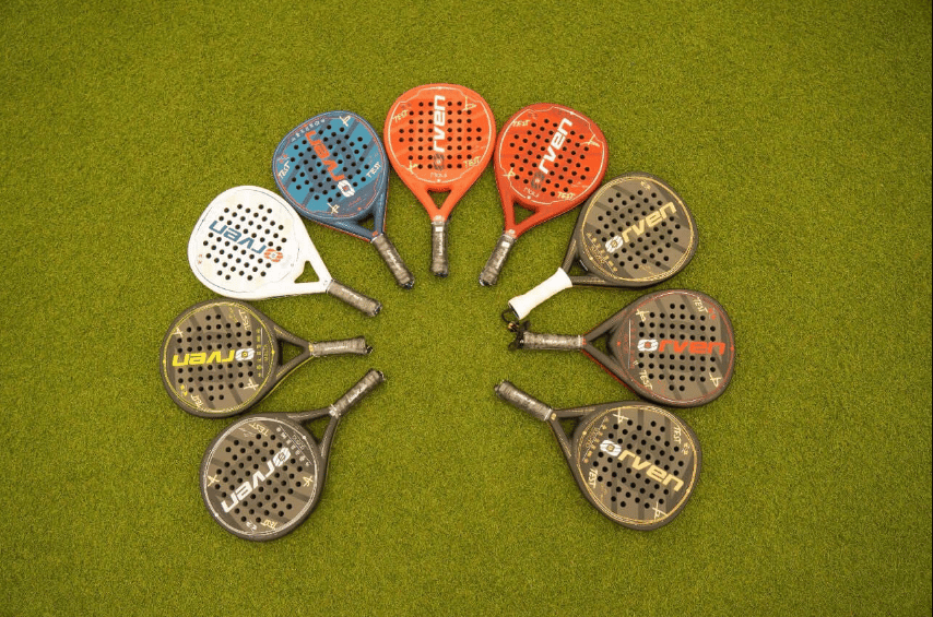 Udvalg af padelbat