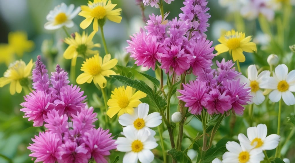 a wooden table topped with bottles of essential oils
