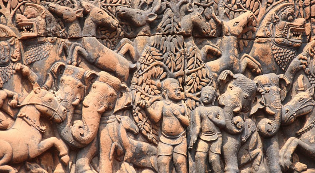 Arenisca tallada en Banteay Srei