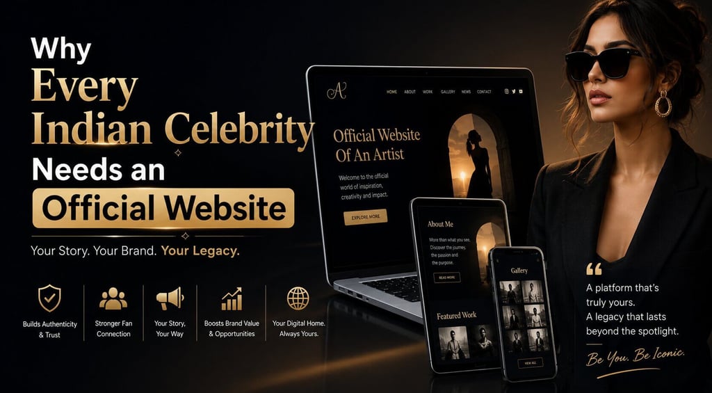 website for every Indian Celebrity