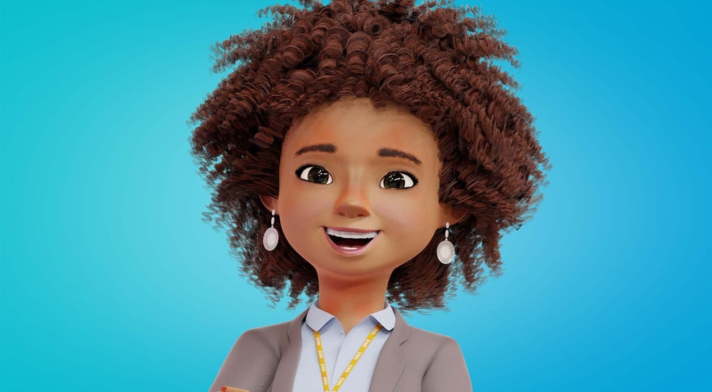 mascote 3D personagem 3D