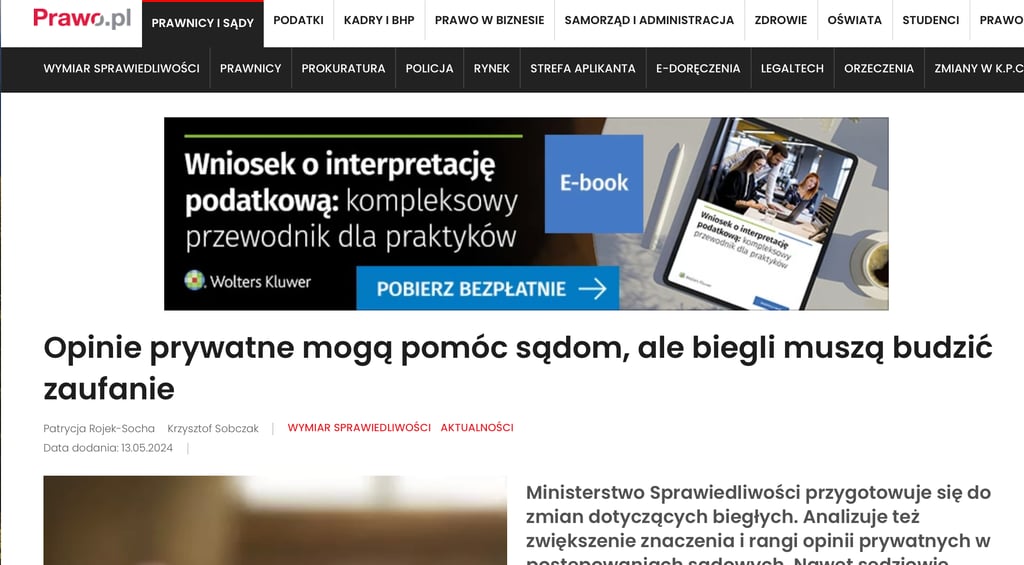 Wypowiedź adwokata ze Szczecina w sprawie z zakresu prawa karnego.