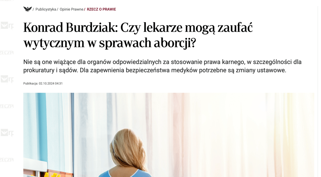 Wypowiedź adwokata ze Szczecina w sprawie z zakresu prawa karnego.
