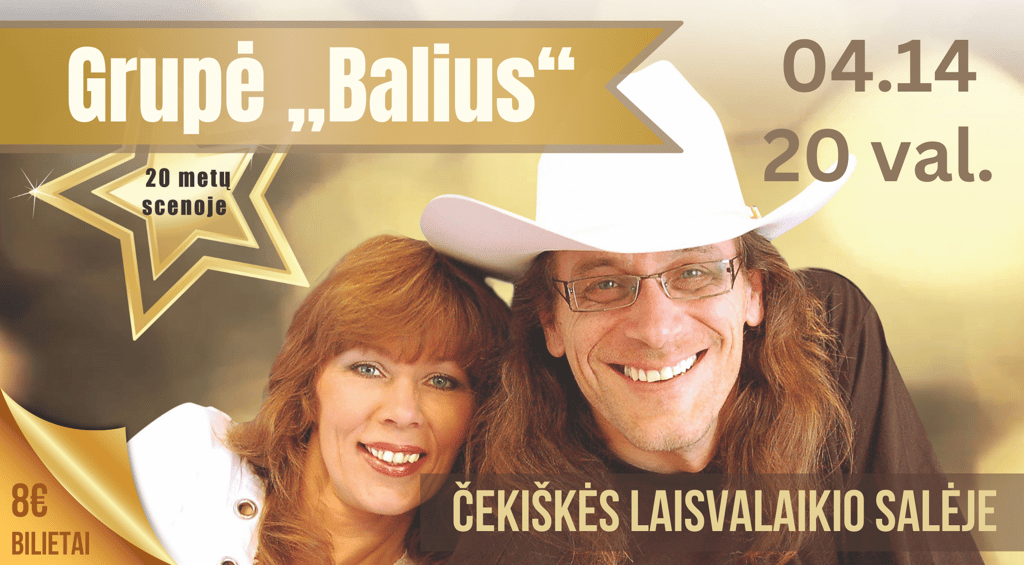 Balius koncertas Cekiskeje