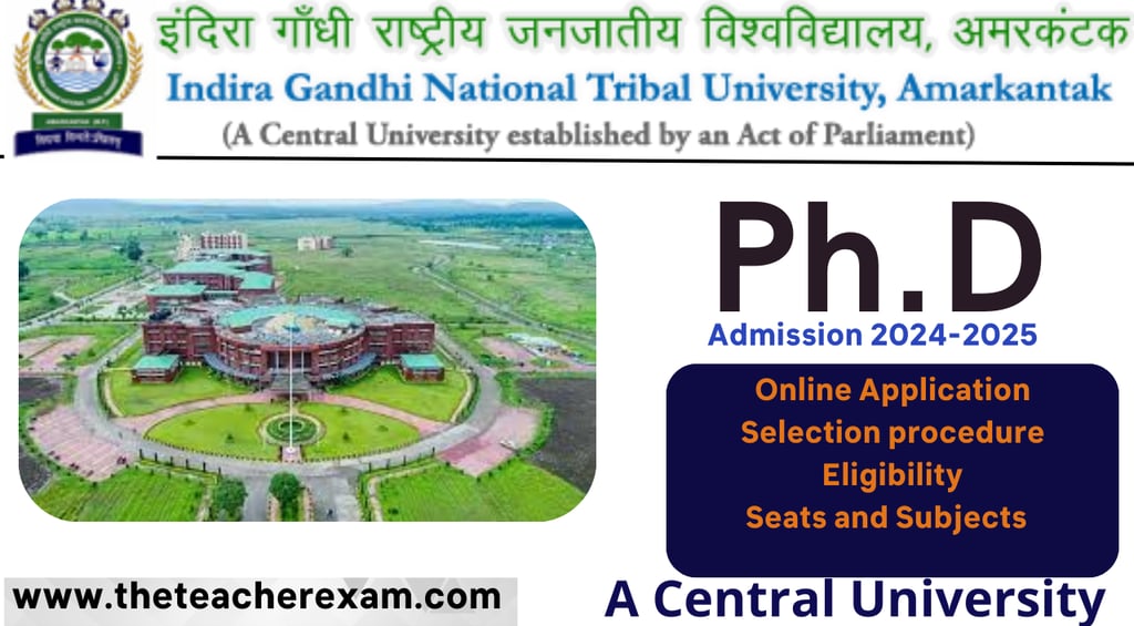 igntu phd admission 2024-25