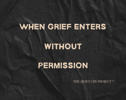 grief support the quiet cry project