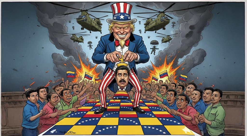 Donald Trump ve Venezuela Devlet Başkanı Nicolás Maduro’nun Tutuklanması