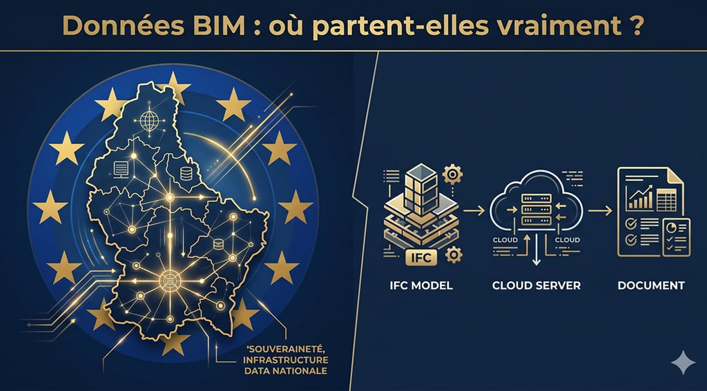 Infrastructure IA et numérique au Luxembourg dans le contexte BIM AEC Benelux