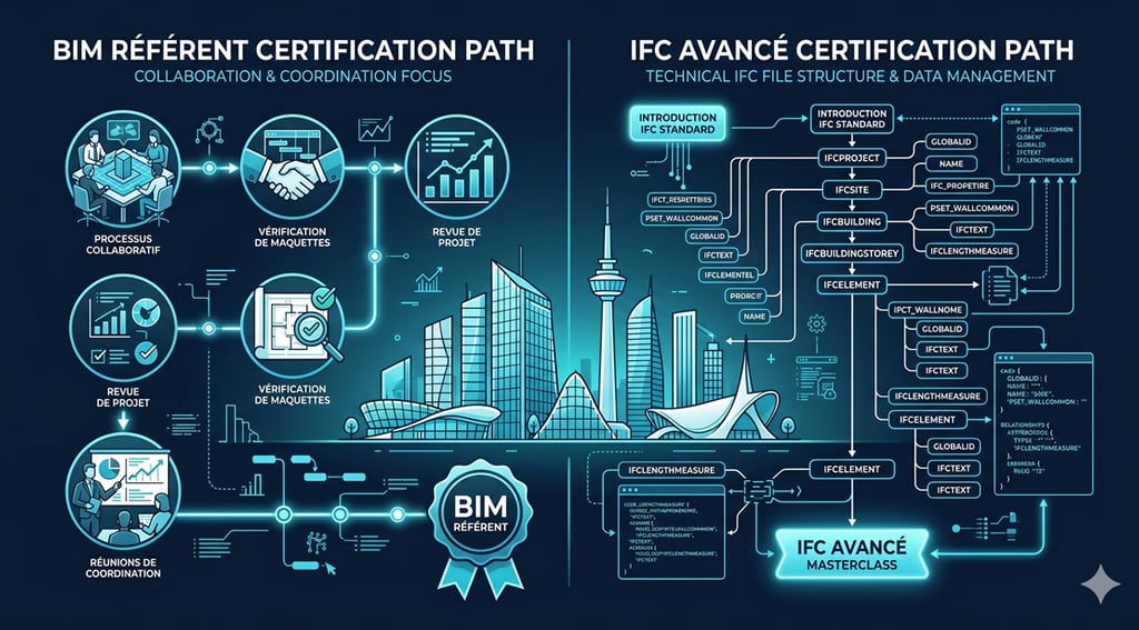 Comparaison formation ISO 19650 générique versus formation CRTI-B Luxembourg GID.