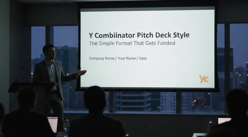 Y Combinator Pitch Deck Style: The Simple Format That Gets Funded