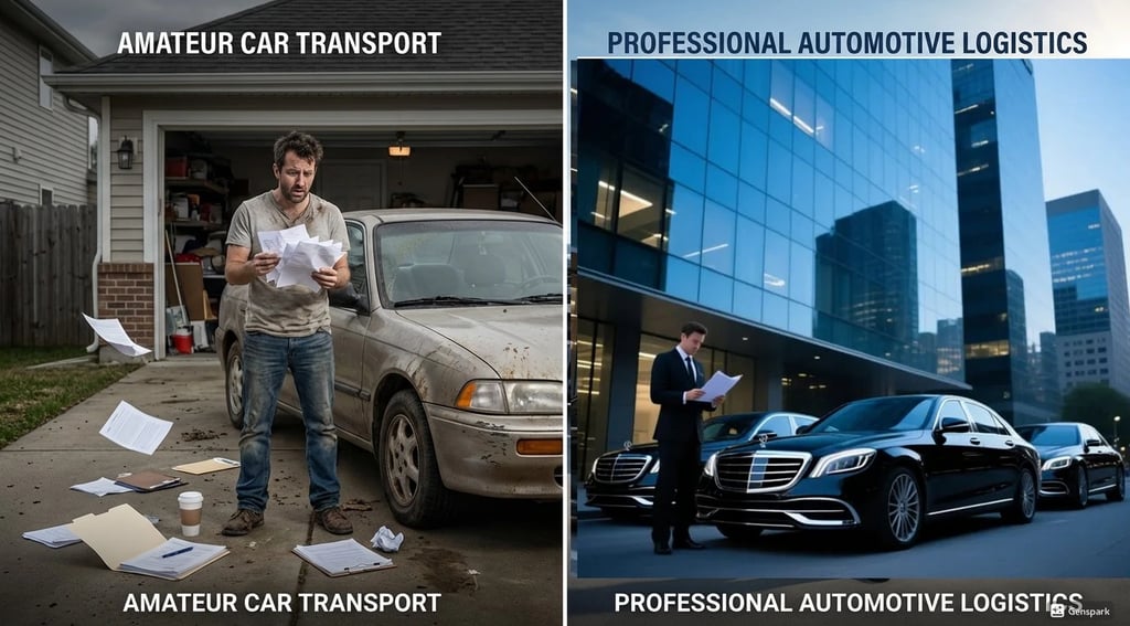 Convoyage automobile professionnel vs amateur : différence de fiabilité et de sécurité`