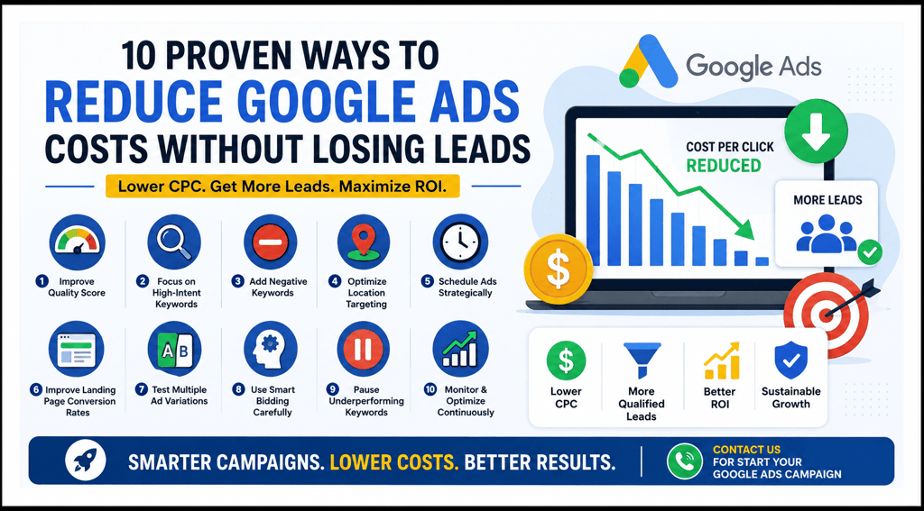 How to Reduce Google Ads Costs Without Losing Leads