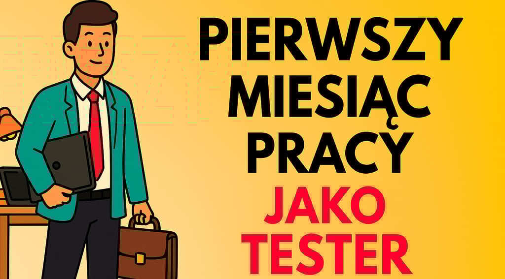 pierwszy miesiąc pracy jako tester