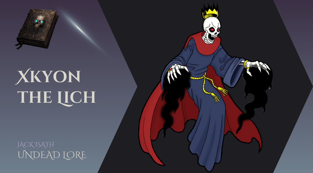 Xykon the Lich from The Order of the Stick