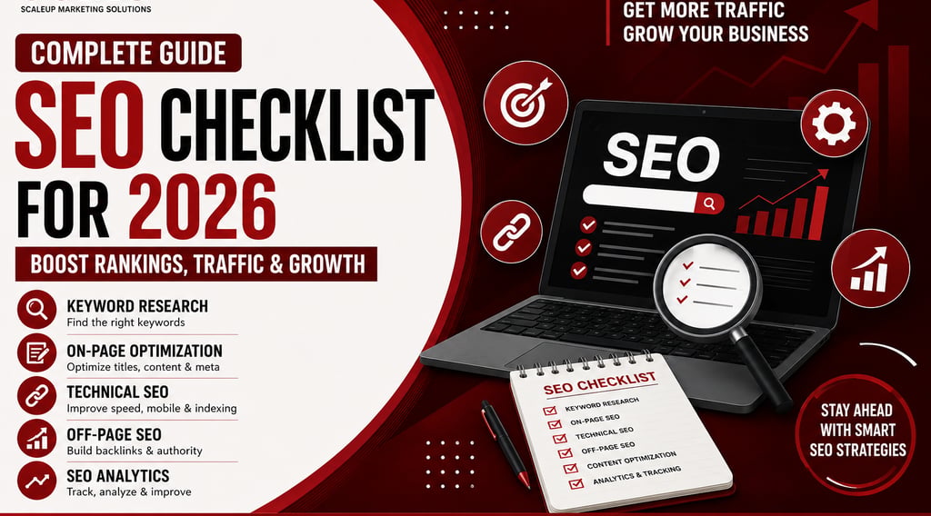 SEO Checklist for 2026