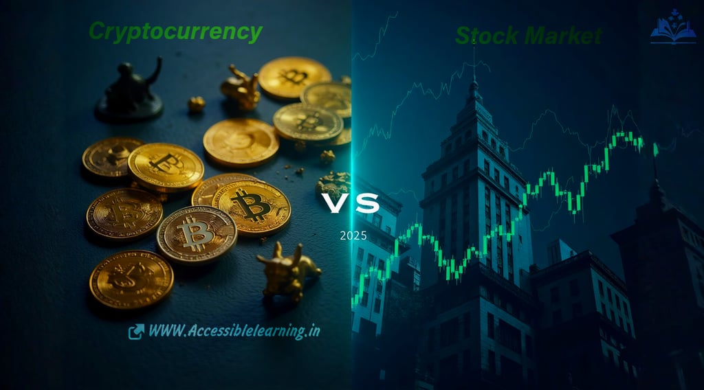 Cryptocurrency vs Stock Market 2025: Which Investment Path Offers Better Risk-Adjusted Returns?