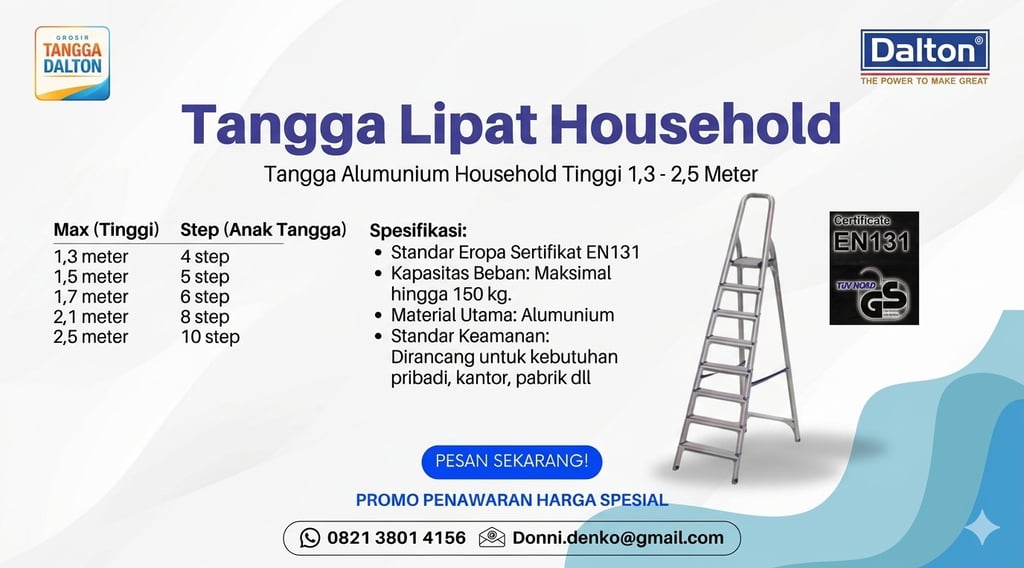 Tangga Dalton Household Aluminium
