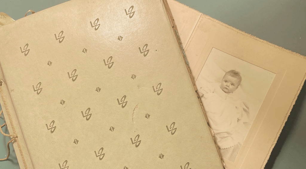 Examples of antique photo albums