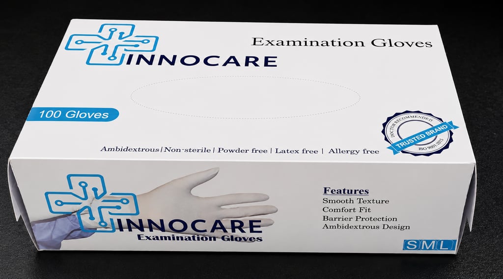 Innocare Brand Surgical Gloves supplier in india, Examination gloves supplier in India.