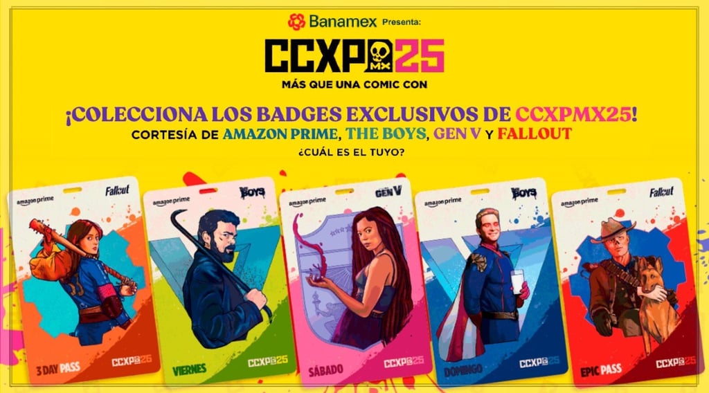CCXP MX 25 Badges