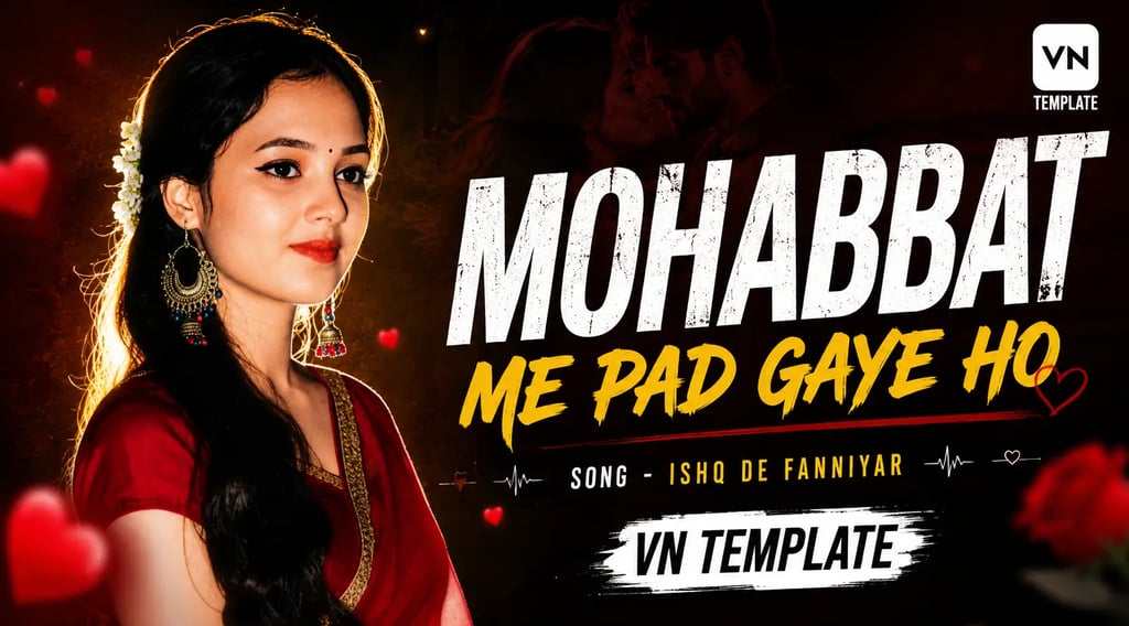 Mohabbat Me Pad Gaye Ho VN Template