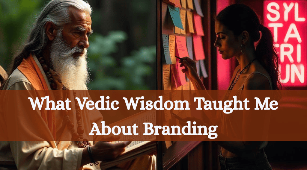 What Vedic Wisdom Taught me about branding