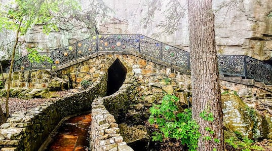 Lookout Mtn, TN - Rock City Gardens is a magical world of fairy tales built inside the rock boulders