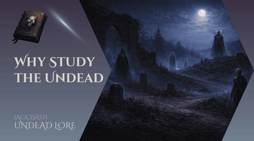 Why Study the Undead - Undead Lore