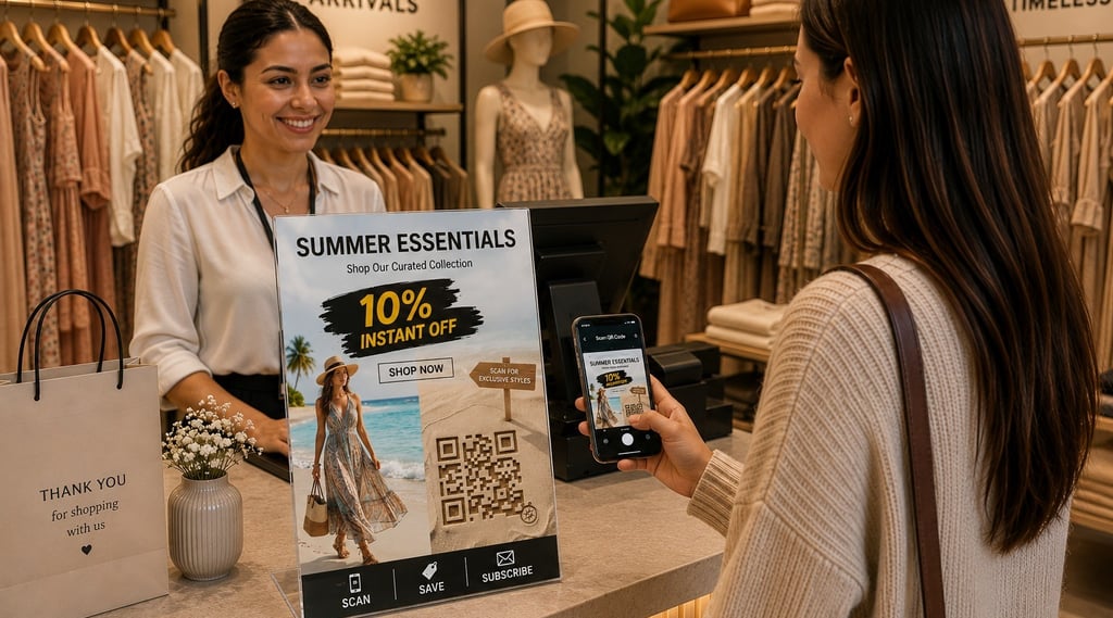 Turn customer scans into instant email subscriptions, discounts, and long-term engagement.
