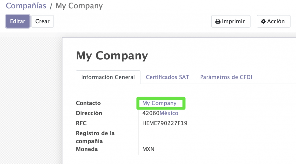 compañías