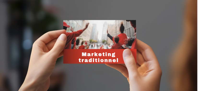 Carte Marketing digital traditionnel