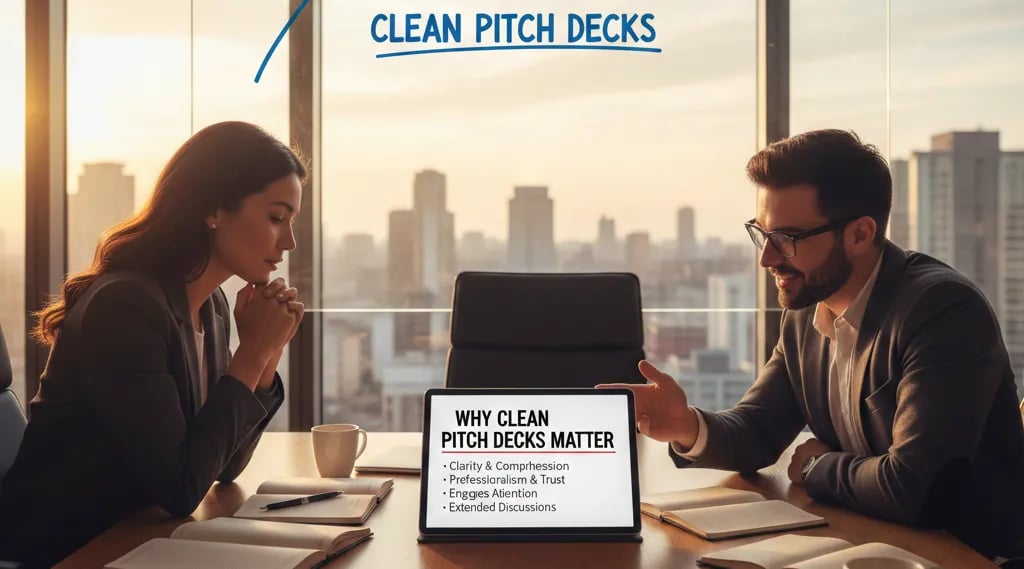 Why Clean Pitch Decks Lead to Longer Investor Conversations