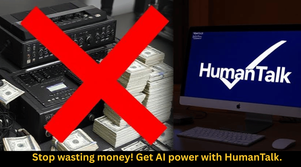 An image showing a big red "X" over expensive equipment and stacks of cash, next to a checkmark over