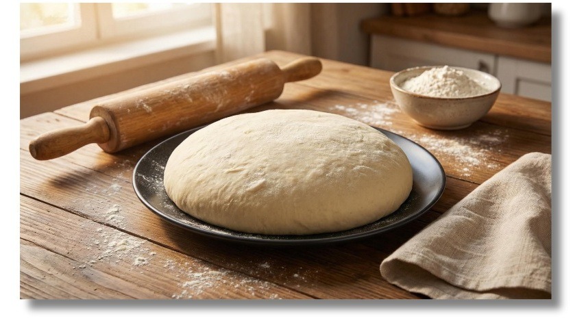 Pizza dough - Easy homemade dough, soft and versatile