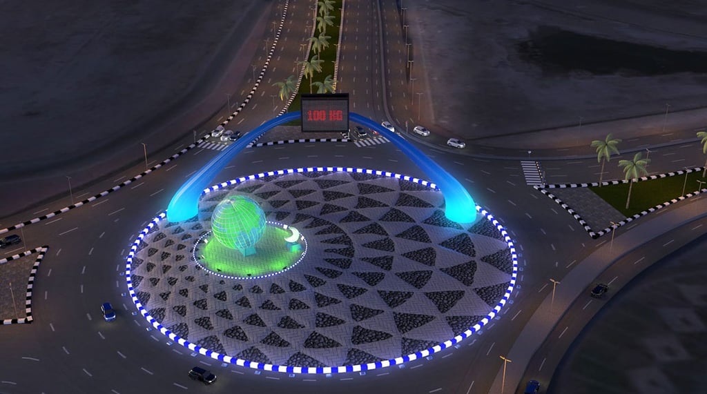The Globe Roundabout Jeddah