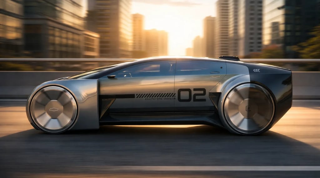 IA da GM transformando rascunhos em carros reais em minutos com design futurista em movimento