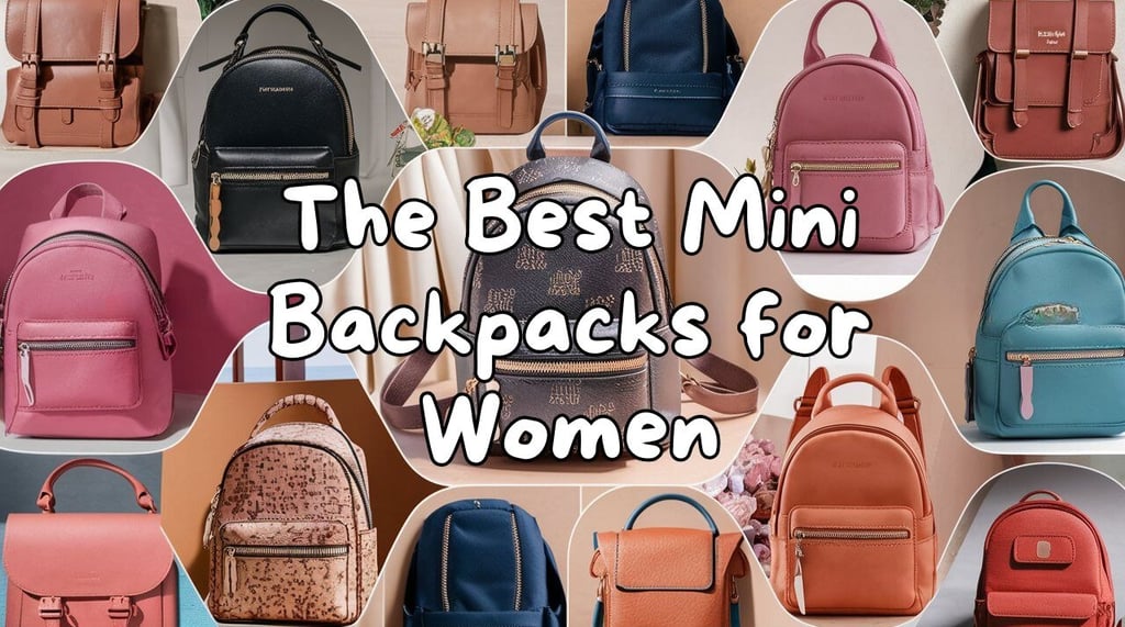 a bunch of different colored backpacks with the words the best mini backpacks for women