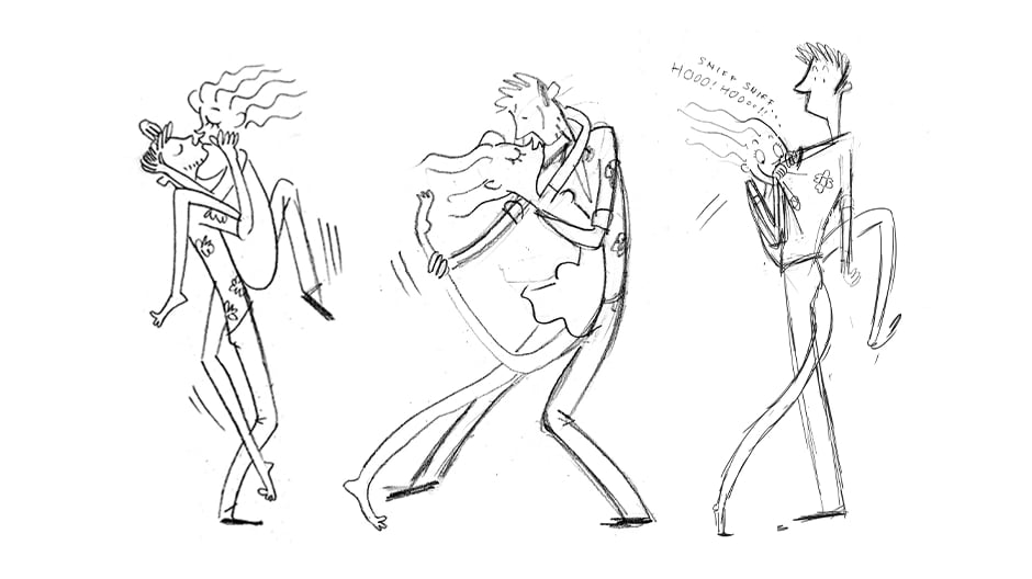 Publicité OMO illustration rough FEVR Paris Studio Animation agence motion design paris animation 2d