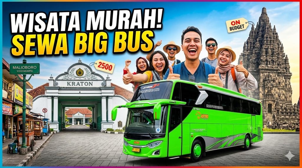 wisata murah sewa big bus