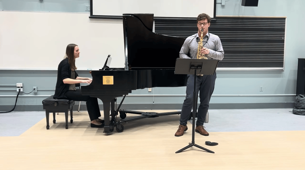 Noah Stoker at U.S. Navy Band Saxophone Symposium