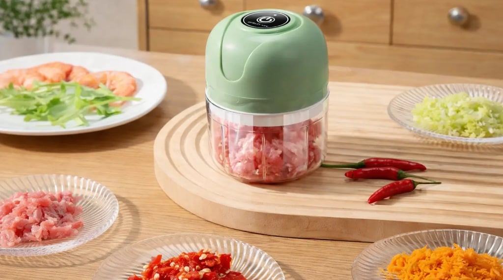 Mini processador elétrico