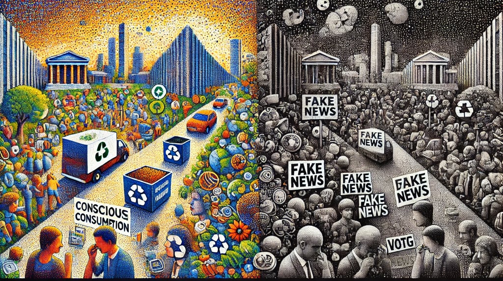 ações cotidianas positivas e negativas
