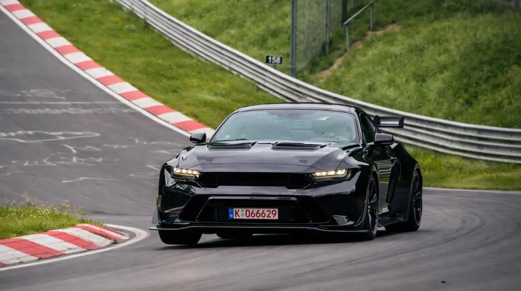 Mustang GTD Nürburgring recorde carro mais rapido da America ultrapassando Corvette ZR1X