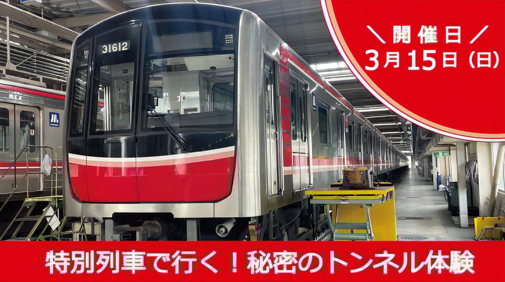 Osaka Metro特別列車が写っている体験イベントの告知画像|堺市のニュースならサカイタイムズ