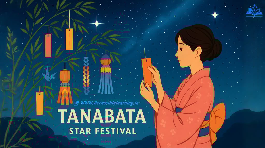 Tanabata (Star Festival), a Japanese celebration of love, stars, and wishes