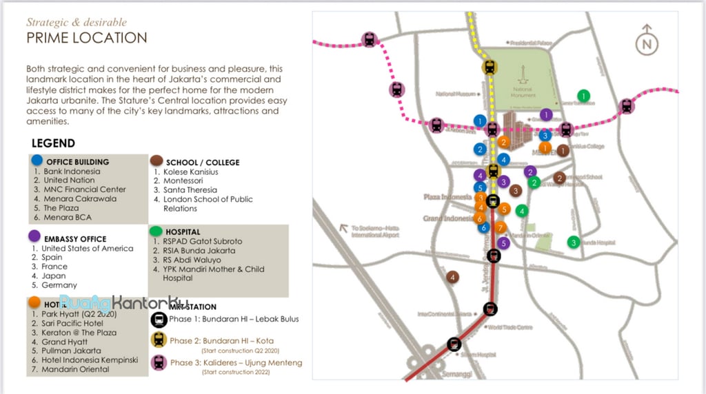 RuangKantorku - Stature Tower The DECK, Kebon Sirih Menteng Jakarta Pusat