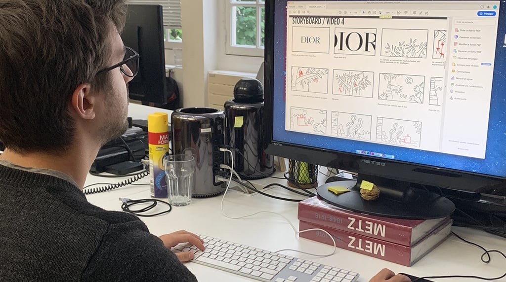 Animation Mode Fashion Dior collection Winter Storyboard Fevr Paris