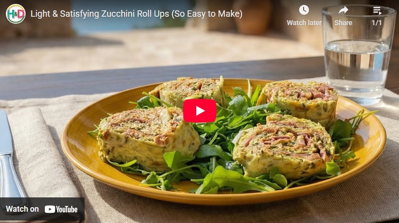Video ricetta per come fare il rotolo di zucchine