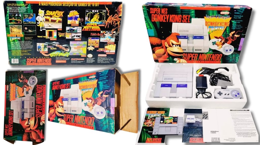 Modelo Super Nintendo Playtronic 1993 Brasil